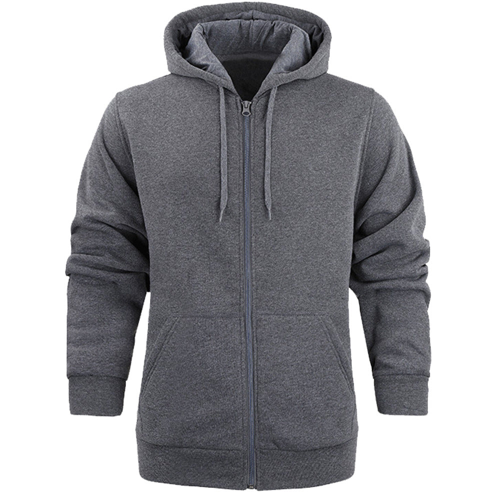Herren Kapuzensweatshirt mit durchgehendem Reißverschluss und praktischen Taschen Echoarchiv
