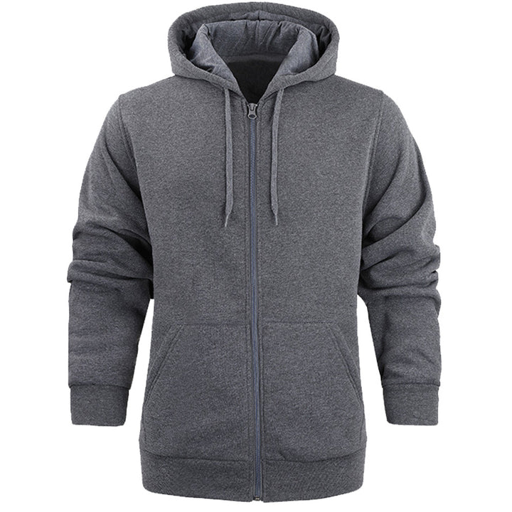 Herren Kapuzensweatshirt mit durchgehendem Reißverschluss und praktischen Taschen Echoarchiv