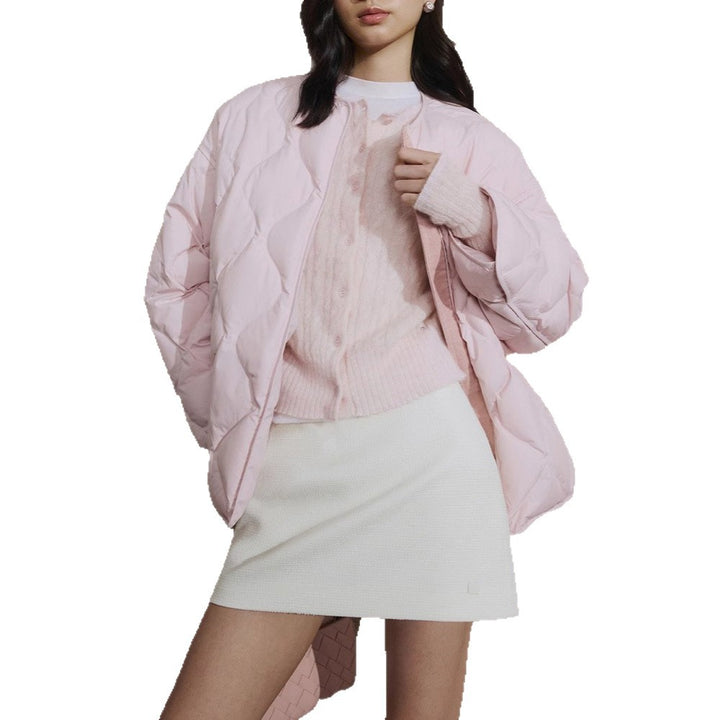 Damen Modische lange Daunenjacke Echoarchiv