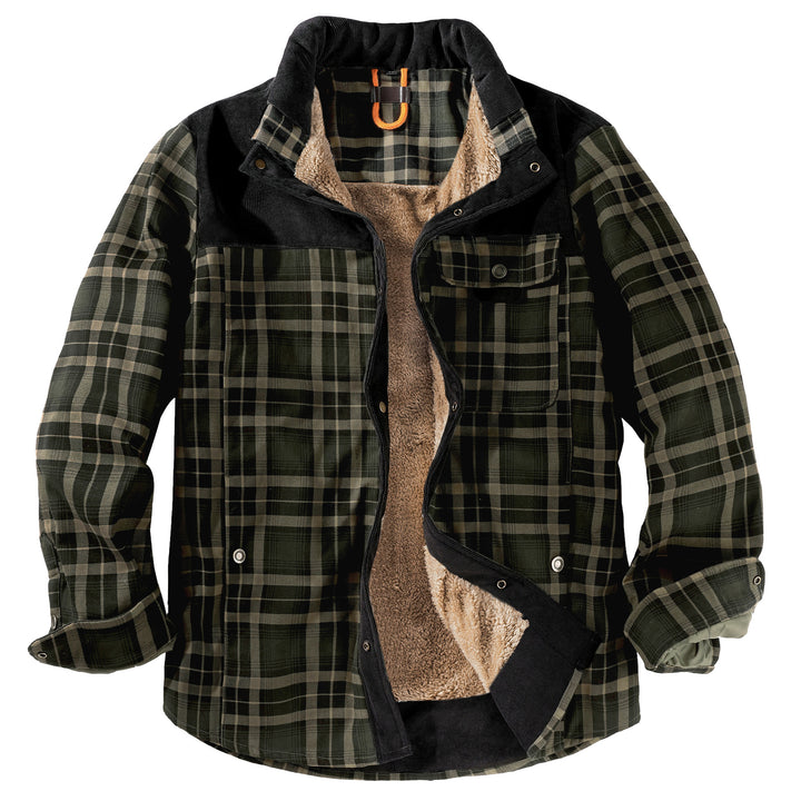 Herren Flanelljacke mit kuscheligem Innenfutter Echoarchiv