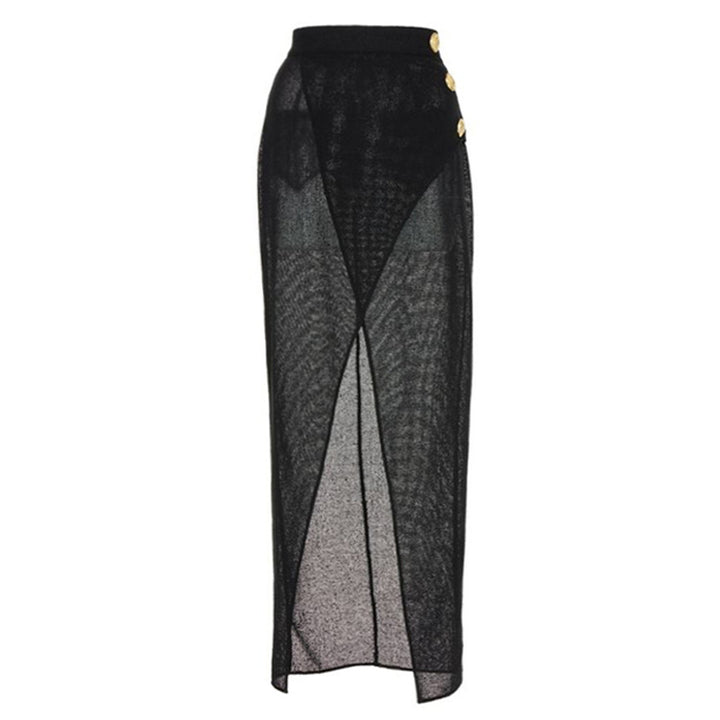 Damen Badeanzug mit raffinierten Drapierungen und eleganten Goldakzenten Echo Archiv