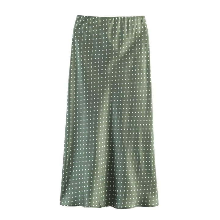 Damen Midi-Rock mit verspieltem Punkte-Muster und fließendem Schnitt Echo Archiv