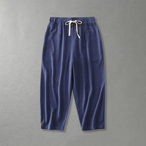 Damen Locker geschnittene Freizeit-Hose mit elastischem Bund und Tunnelzug Echoarchiv