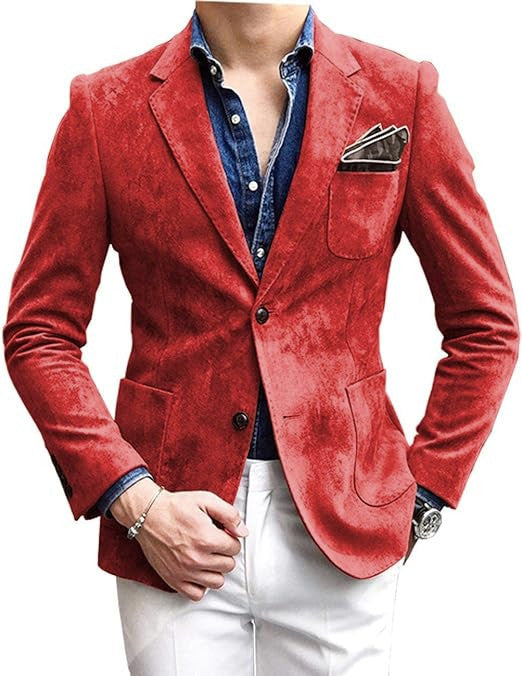 Herren Elegant strukturierter Blazer Echoarchiv