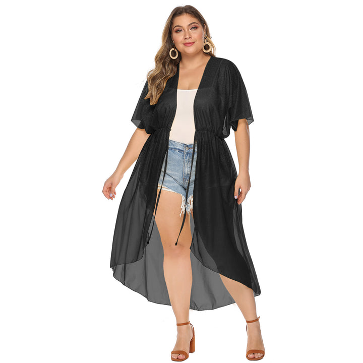 Damen eleganter transparenter Strandkimono Echo Archiv