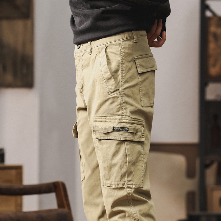 Herren Cargo-Jogginghose mit Multifunktionstaschen & elastischen Bündchen Echoarchiv