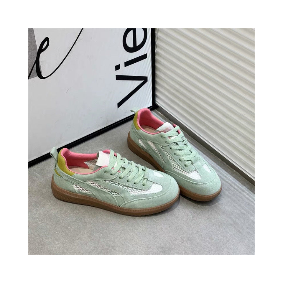 Damen Retro-Sneaker mit atmungsaktiver Oberflächenstruktur und strukturierter Sohle Echo Archiv