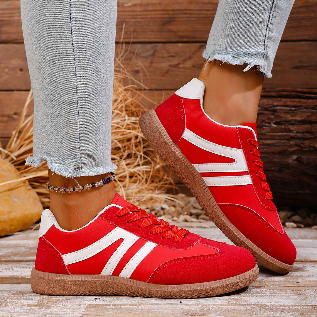 Damen Sportliche Sneakers aus hochwertigem Wildleder mit atmungsaktiver Sohle Echo Archiv