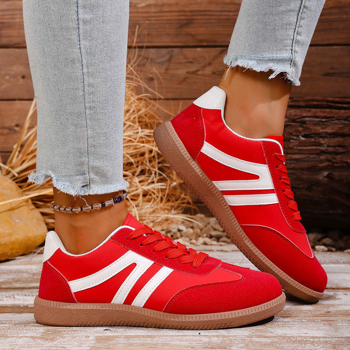 Damen Sportliche Sneakers aus hochwertigem Wildleder mit atmungsaktiver Sohle Echo Archiv