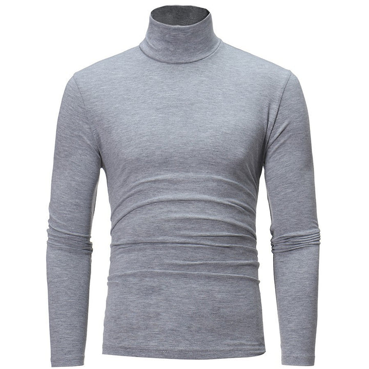Herren Rollkragenpullover aus elastischem Material mit eng anliegendem Schnitt Echoarchiv