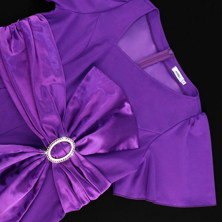Damen eleganter Jumpsuit mit dekorativer Schleifenapplikation Echo Archiv