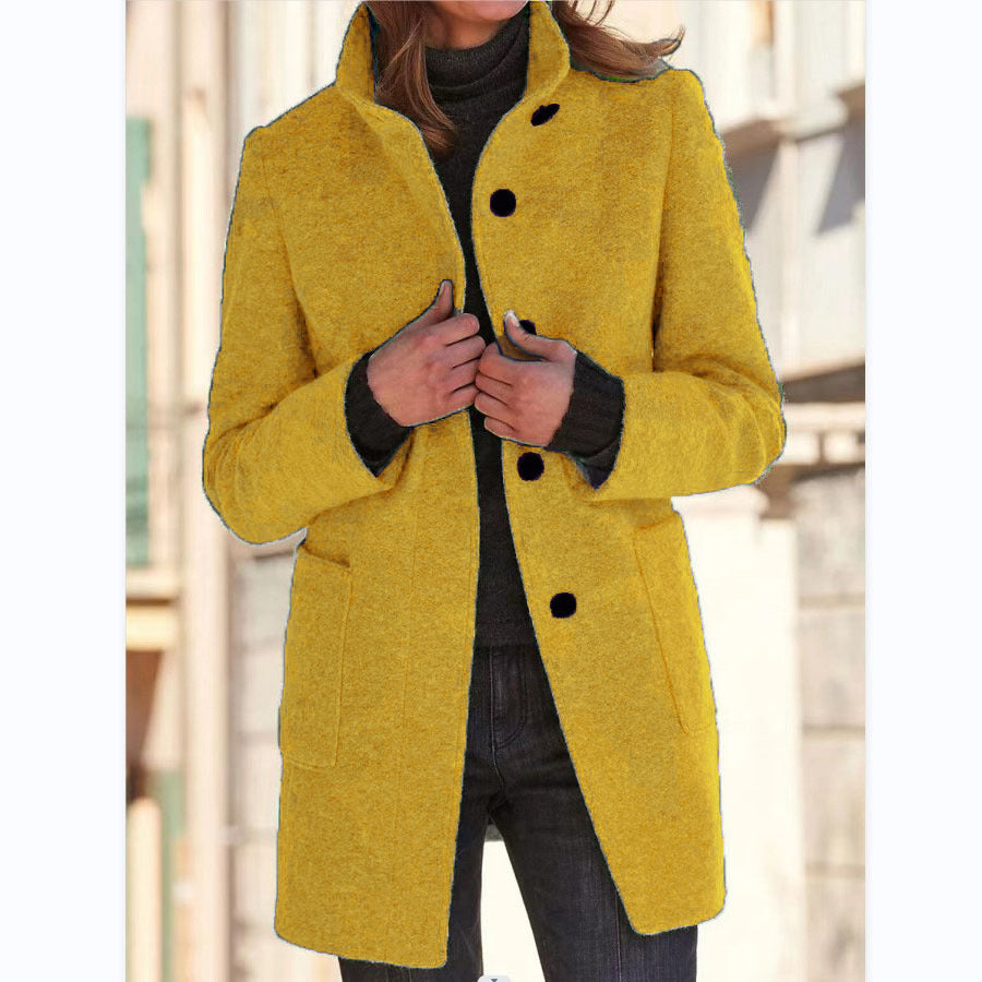 Echoarchiv | Stilvoller & Eleganter Button-Down-Mantel