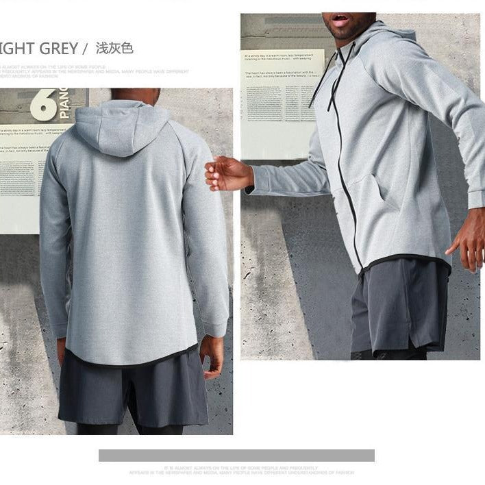 Herren Sportjacke mit Kapuze und praktischen Taschen Echoarchiv