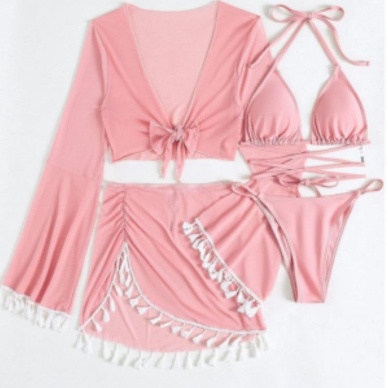 Damen Strandoutfit mit eleganten Schnürdetails Echo Archiv
