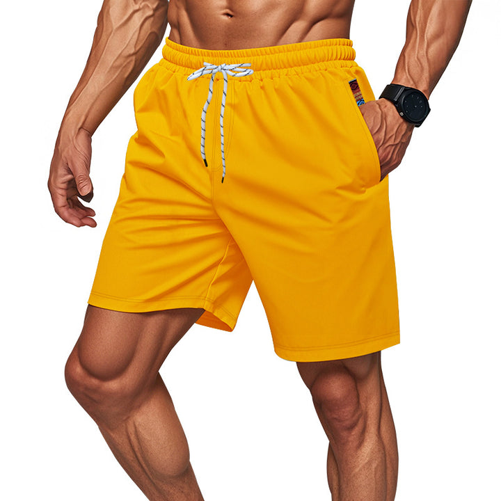 Herren sportliche Schwimmshorts mit elastischem Bund und Taschen Echoarchiv