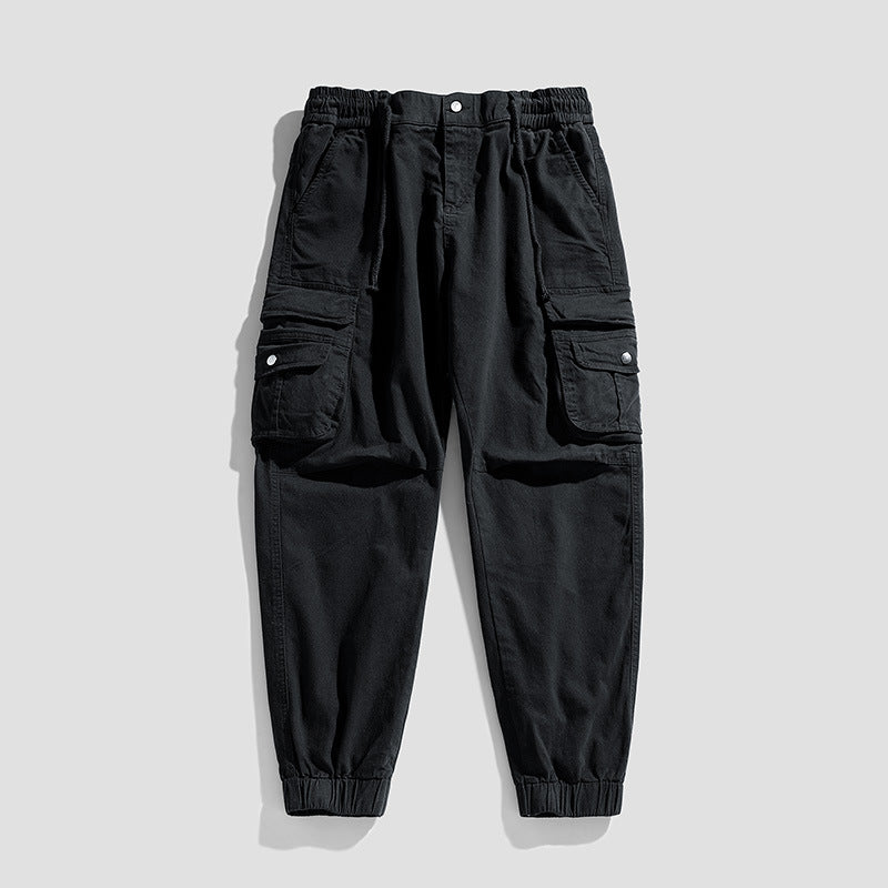 Herren Utility-Cargo-Jogger mit Elastikbund, Tunnelzug und Mehrfachtaschen Echo Archiv