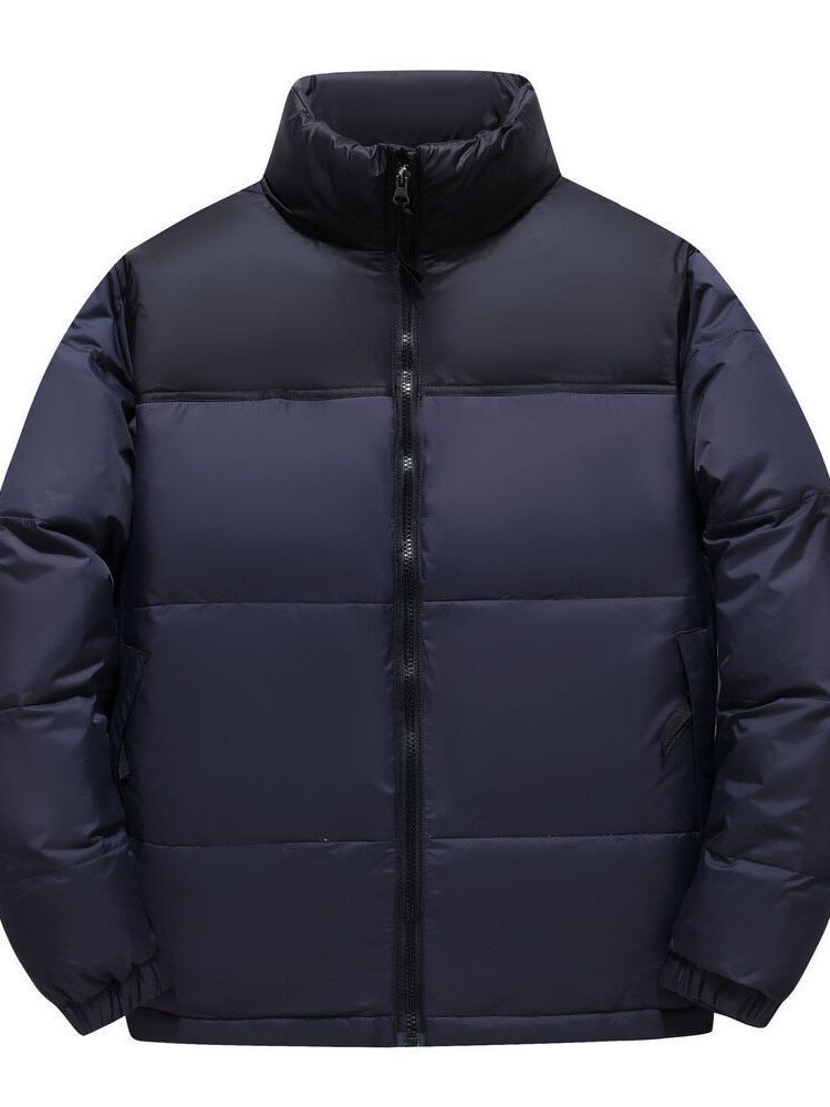 Herren modische und funktionale Steppjacke mit hohem Kragen Echoarchiv