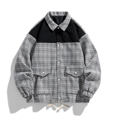 Herren Übergroße Utility-Jacke Echo Archiv