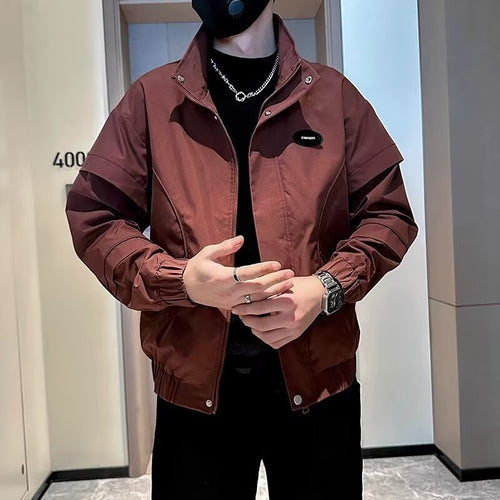 Herren Übergangsjacke mit isolierendem Innenfutter und sportlichem Schnitt Echoarchiv