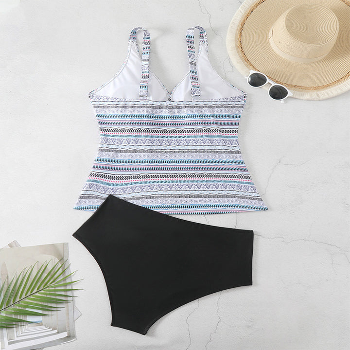 Damen Tankini-Set mit modischem Muster und komfortablem Schnitt Echo Archiv