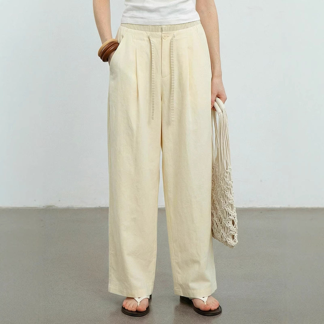 Damen Lockere Baumwollhose Echo Archiv