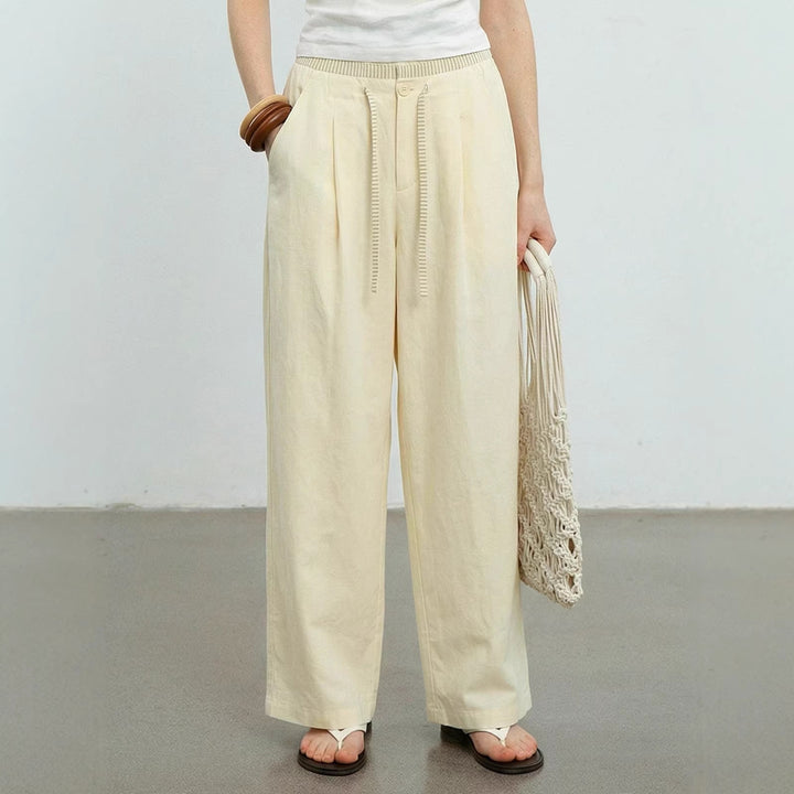 Damen Lockere Baumwollhose Echo Archiv