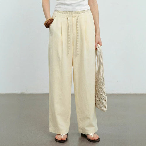 Damen Lockere Baumwollhose Echo Archiv