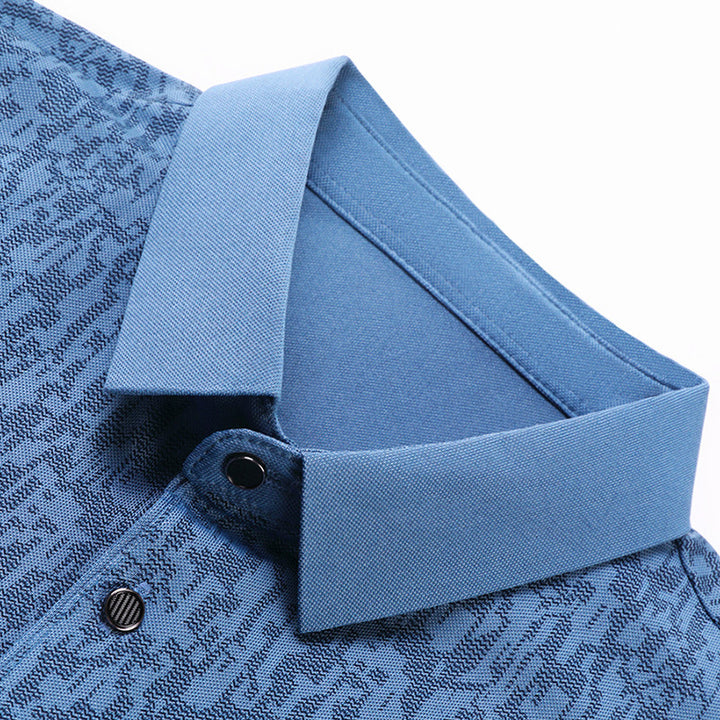 Herren Poloshirt mit strukturiertem Gewebe und modernem Kragen Echoarchiv