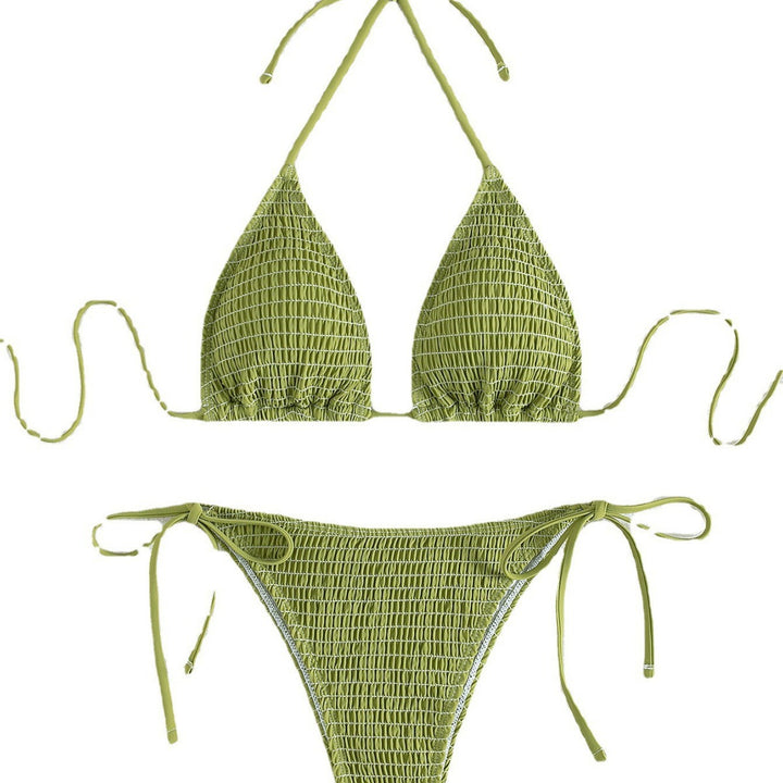Damen Triangel-Bikini-Set mit raffiniertem Strukturdesign Echo Archiv