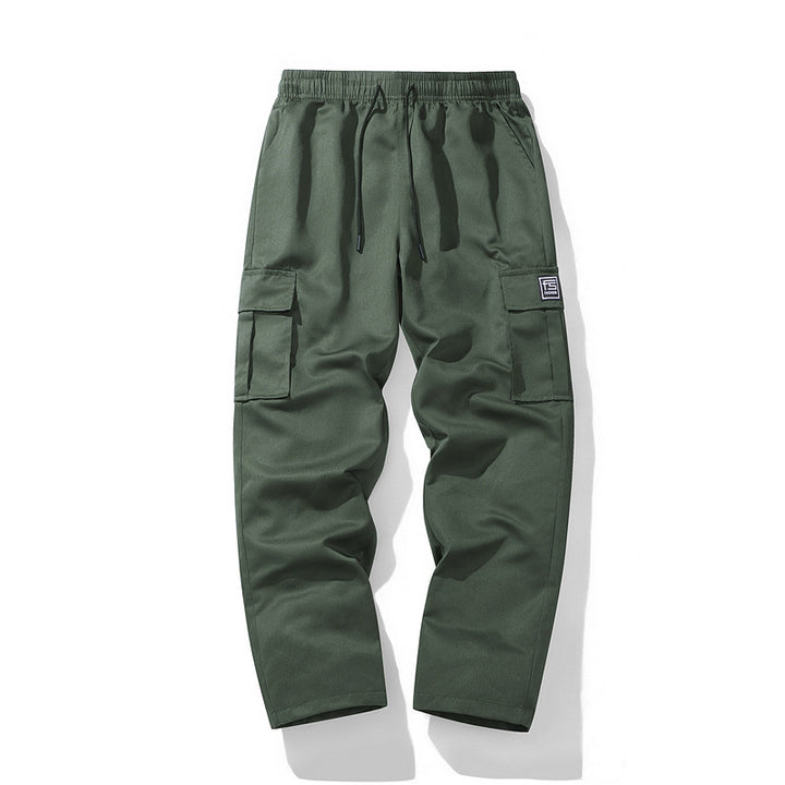 Herren Bequeme Karo Cargo-Hosen Echo Archiv