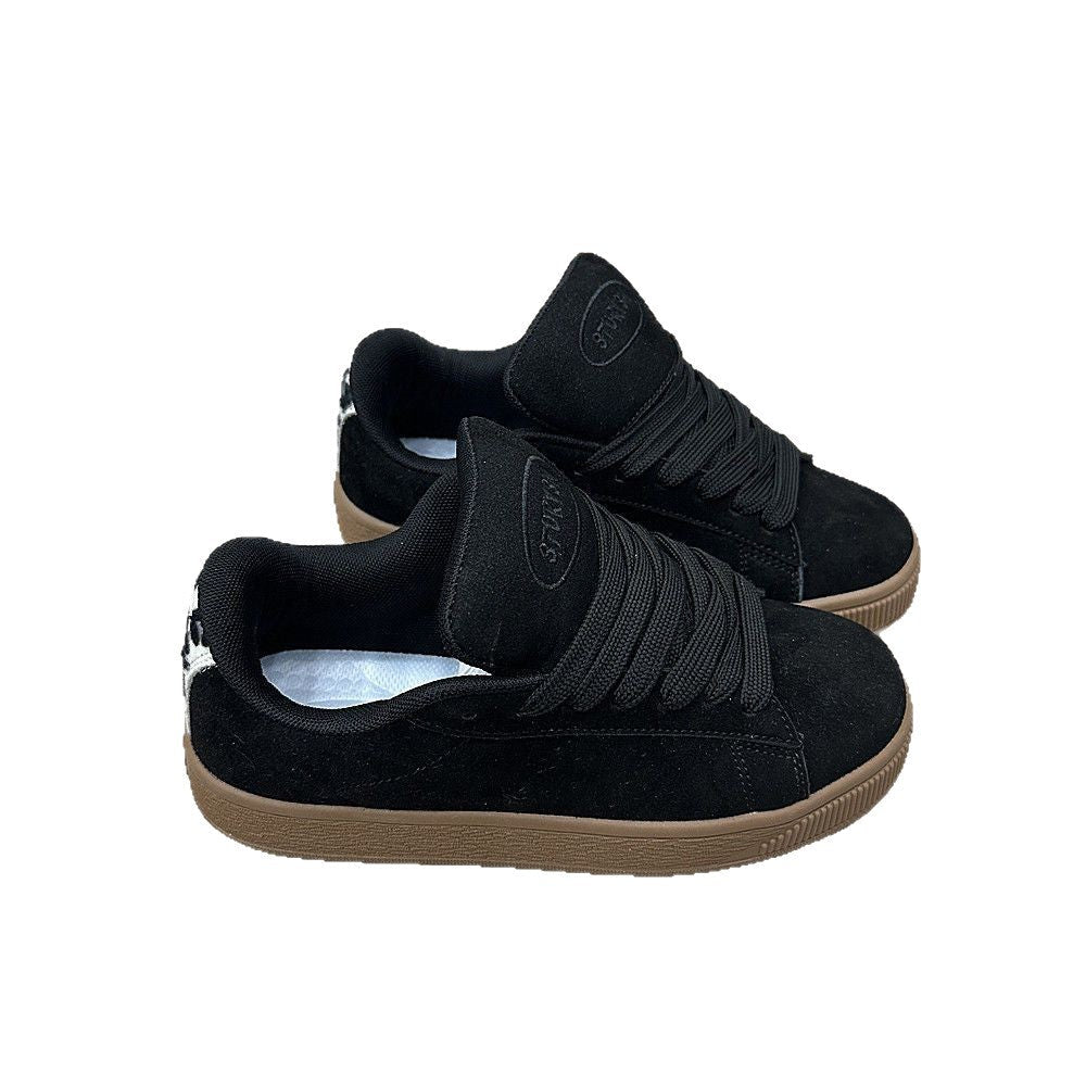 Damen Lifestyle Sneakers mit dicker Gummisohle und weichem Wildleder-Obermaterial Echo Archiv