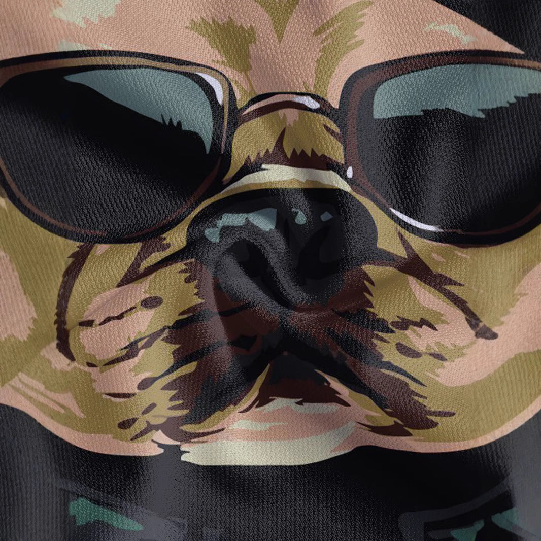 Herren Poloshirt mit einzigartigem Hundemotiv und modischen Details Echoarchiv