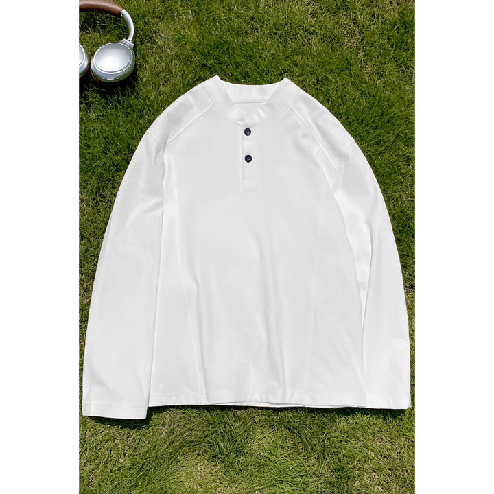 Herren Casual Langarmhemd mit Knopfleiste Echo Archive