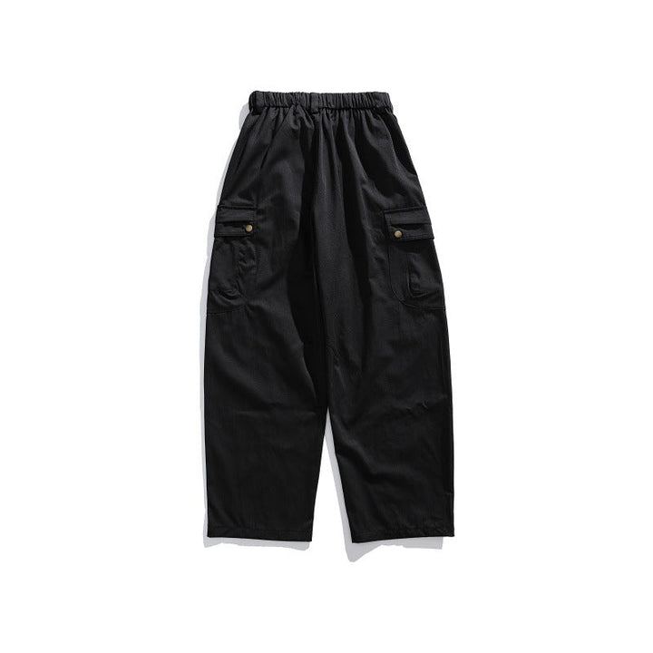 Herren Cargo-Hose mit elastischem Bund, Tunnelzug und multiplen Utility-Taschen Echoarchiv