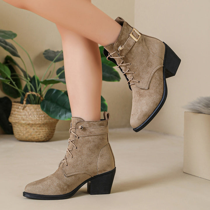 Damen Chic Schnür-Stiefeletten Echo Archiv