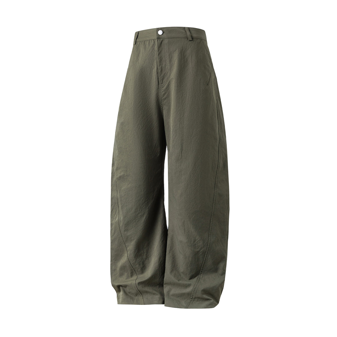 Damen High‑Waist Palazzo‑Hose im Balloon‑Cut mit markanten Nahtpaspeln Echo Archiv