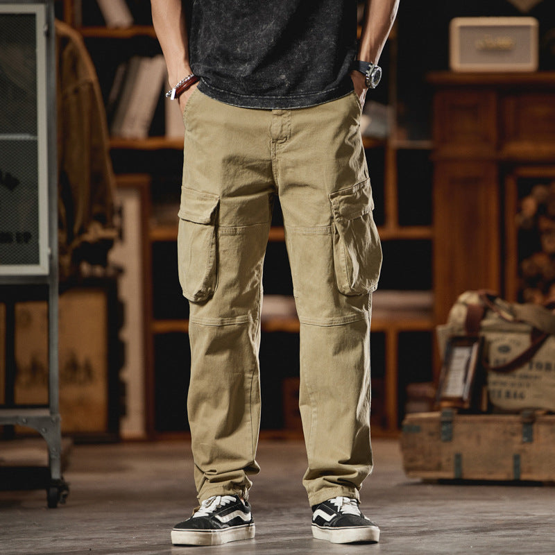 Herren Cargo-Hose im Utility-Look mit Knieabnähern und großen Klappentaschen Echo Archiv