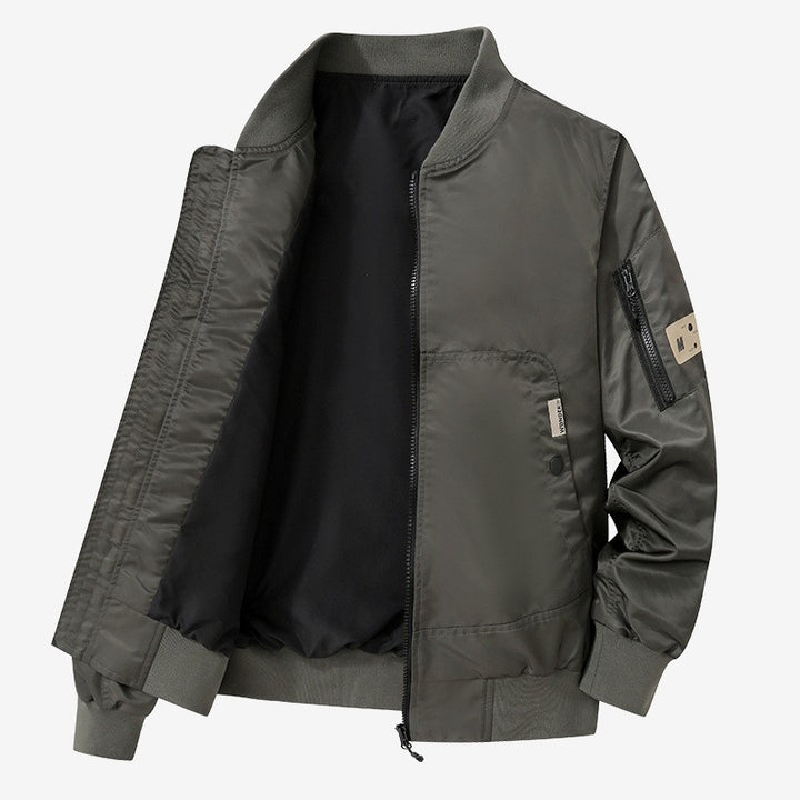 Herren modische und vielseitige Bomberjacke mit praktischen Taschen Echoarchiv