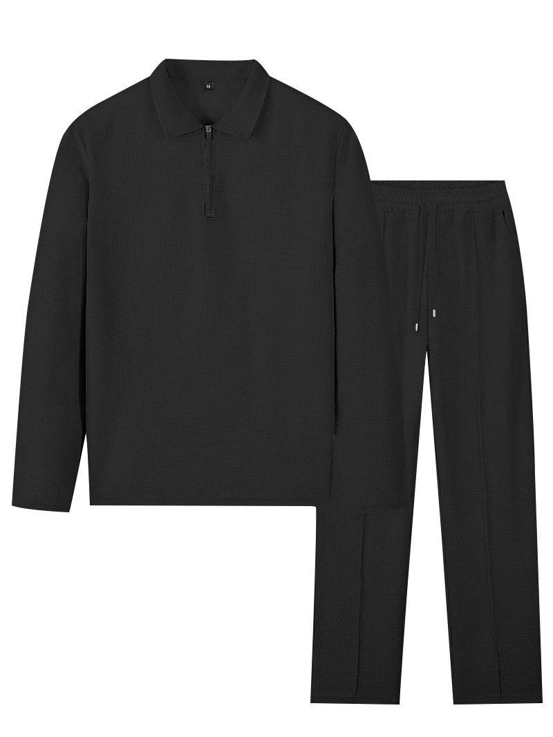 Herren sportliches Poloshirt und Jogginghose Set – Marzano
