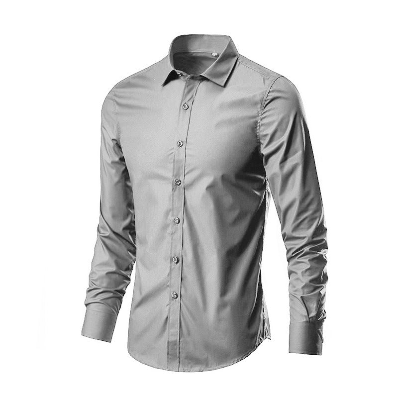 Herren nan Slim-Fit Businesshemd aus Stretch-Baumwollmix mit Kentkragen Echo Archiv