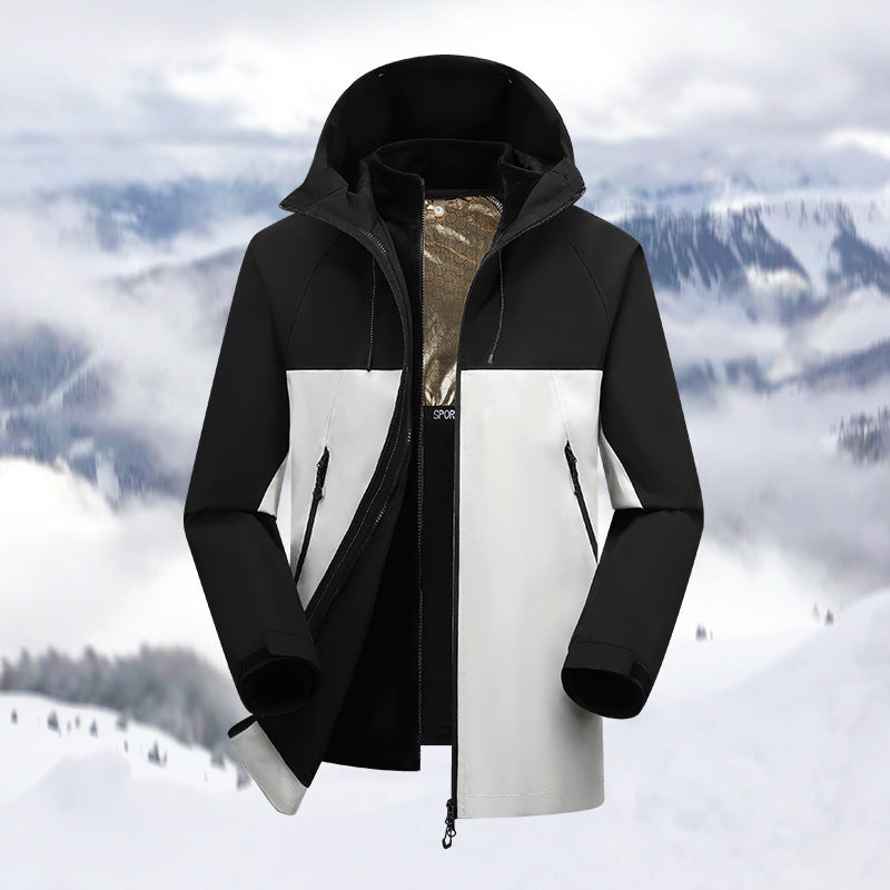Herren Outdoor-Jacke mit winddichter und wasserabweisender Beschichtung Echoarchiv