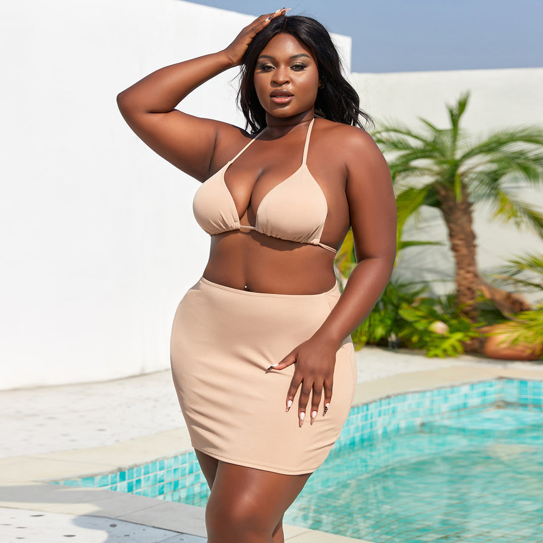 Damen Triangel-Bikini mit Rock Echo Archiv