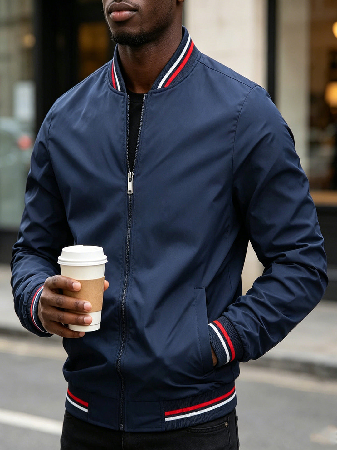 Herren Urbane Bomberjacke Echo Archiv