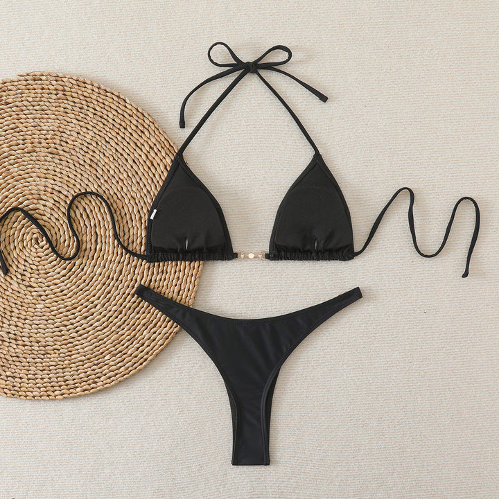 Damen Triangel-Bikini mit eleganten Verzierungen Echo Archiv