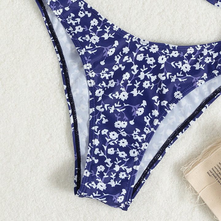 Damen Triangel-Bikini mit floralem Design und komfortabler Passform Echo Archiv
