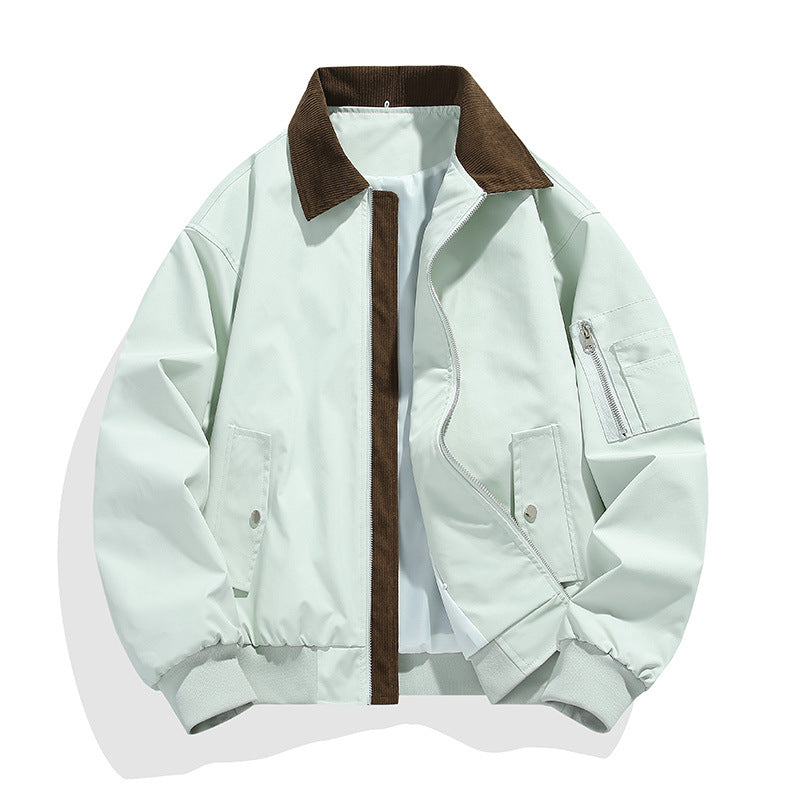 Herren Modische Übergangsjacke mit Steppdesign Echoarchiv