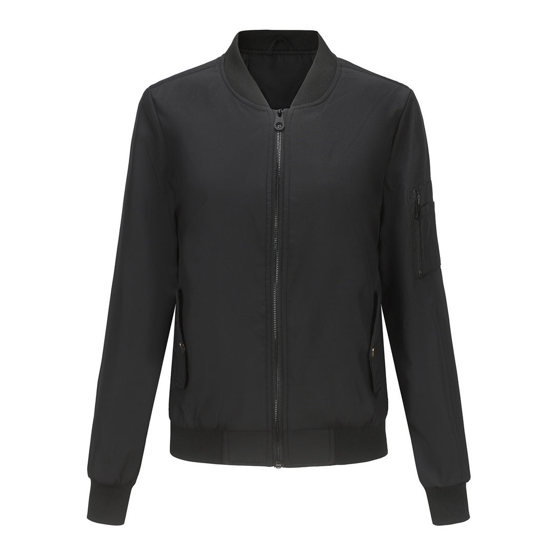 Damen nan leichte Bomberjacke mit Ärmeltasche, kontrastbündchen und sportiver Passform Echo Archiv