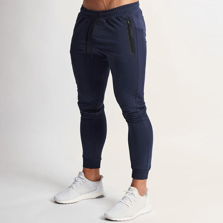 Herren Sportliche Jogginghose mit seitlichem Reißverschluss und elastischem Bund Echoarchiv