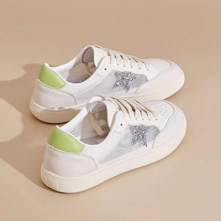 Damen Sneaker mit atmungsaktivem Mesh und stilvollem Sternen-Design Echo Archiv
