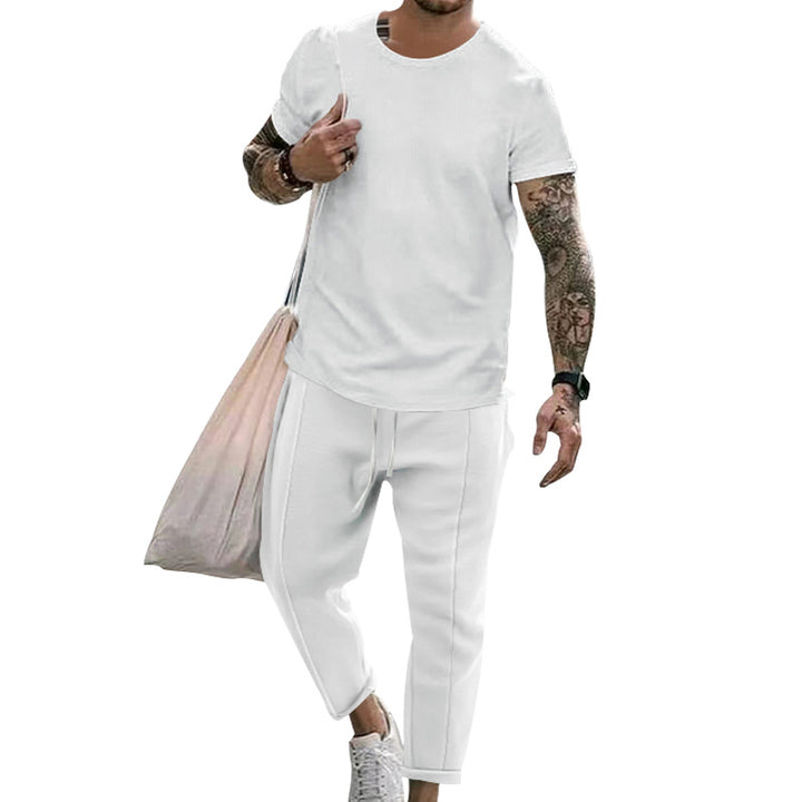 Herren sportliches Set aus hochwertiger Baumwolle mit funktionalem Design und atmungsaktiver Struktur Echoarchiv